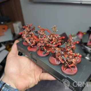 Описание картинки Khorne Berserkers от Droger по цене 3 000руб | Свободный Рынок Миниатюр - СРМ