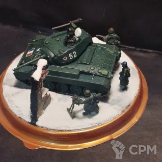 Описание картинки Французский лёгкий танк М24 "Чаффи" 1/72 от Hanse по цене 2 000руб | Свободный Рынок Миниатюр - СРМ
