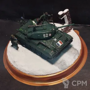 Описание картинки Французский лёгкий танк М24 "Чаффи" 1/72 от Hanse по цене 2 000руб | Свободный Рынок Миниатюр - СРМ