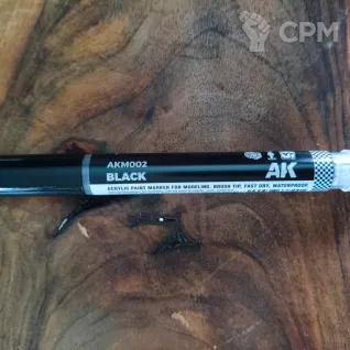 Описание картинки Маркер AK Playmarkers AKM002 Black от Selena по цене 360руб | Свободный Рынок Миниатюр - СРМ