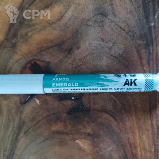 Описание картинки Маркер AK Playmarkers AKM015 Emerald от Selena по цене 360руб | Свободный Рынок Миниатюр - СРМ