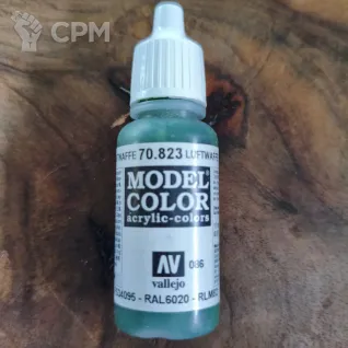 Описание картинки Vallejo Model Color - 70.823 Luftwaffe Cam Green от Selena по цене 315руб | Свободный Рынок Миниатюр - СРМ