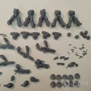 Описание картинки heavy intercessors squad 5 шт. от koksee по цене 650руб | Свободный Рынок Миниатюр - СРМ