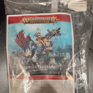 Описание картинки Lord Celestant on Stardrake от User19033 по цене 15 300руб | Свободный Рынок Миниатюр - СРМ