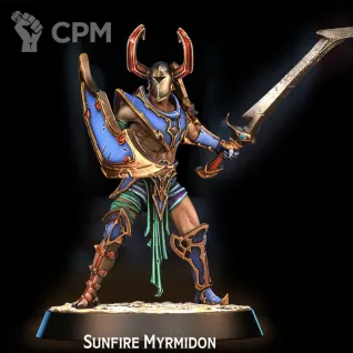 Описание картинки Sunfire Myrmidons 5 шт. от Бруталити по цене 950руб | Свободный Рынок Миниатюр - СРМ