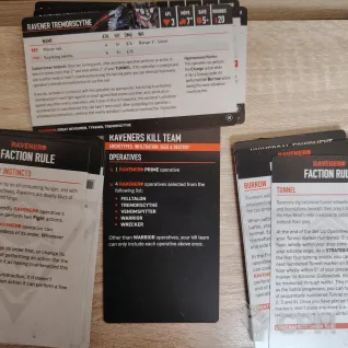 Описание картинки Tyranid raveners datacard от OniBes1.0 по цене 1 000руб | Свободный Рынок Миниатюр - СРМ