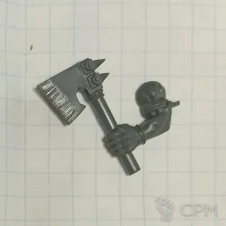 Описание картинки Choppa Рубило в левую лапу оригинал деталь орков от Orc по цене 55руб | Свободный Рынок Миниатюр - СРМ