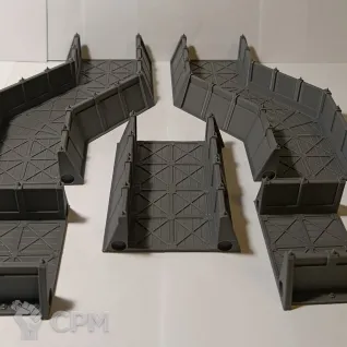 Описание картинки Модульные траншеи defence line от 3d_Bear по цене 1 500руб | Свободный Рынок Миниатюр - СРМ