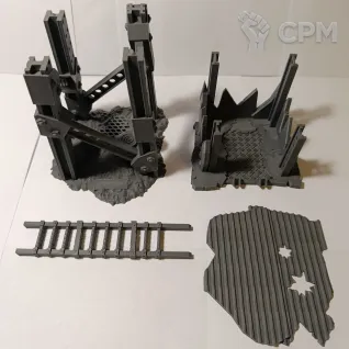 Описание картинки Вышка орков от 3d_Bear по цене 1 600руб | Свободный Рынок Миниатюр - СРМ