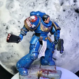 Описание картинки Demetrius Titus Ultramarine от LeoSalty по цене 5 500руб | Свободный Рынок Миниатюр - СРМ