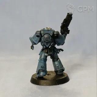 Описание картинки Primaris Intercessor оригинал в начале покраски от artifactorum по цене 569руб | Свободный Рынок Миниатюр - СРМ