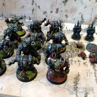 Описание картинки Orc Blood Bowl Team от skibin.t по цене 4 000руб | Свободный Рынок Миниатюр - СРМ