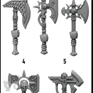 Описание картинки Axes от Brutality по цене 60руб | Свободный Рынок Миниатюр - СРМ