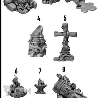 Описание картинки Basing bits от Brutality по цене 400руб | Свободный Рынок Миниатюр - СРМ