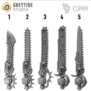 Описание картинки Chainswords от Brutality по цене 50руб | Свободный Рынок Миниатюр - СРМ