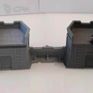 Описание картинки Укрепления Double bunker от 3d_Bear по цене 1 350руб | Свободный Рынок Миниатюр - СРМ