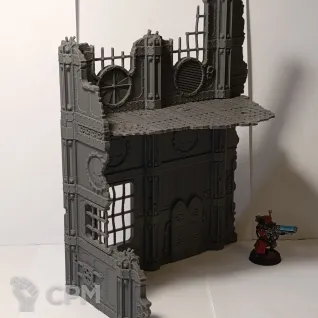 Описание картинки Руины Grimdark Industrial #1 от 3d_Bear по цене 1 200руб | Свободный Рынок Миниатюр - СРМ