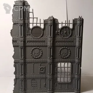 Описание картинки Руины Grimdark Industrial #1 от 3d_Bear по цене 1 200руб | Свободный Рынок Миниатюр - СРМ