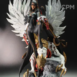 Описание картинки Фигурка Байонетта / Bayonetta ручной покрас от Камила Лобазова по цене 15 000руб | Свободный Рынок Миниатюр - СРМ