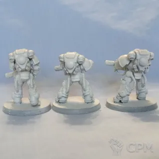 Описание картинки Primaris Eradicator squad Печать в белом грунте от artifactorum по цене 410руб | Свободный Рынок Миниатюр - СРМ