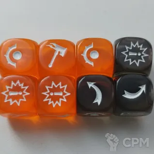 Описание картинки Fyreslayers Dice Set от White Dwarf по цене 899руб | Свободный Рынок Миниатюр - СРМ