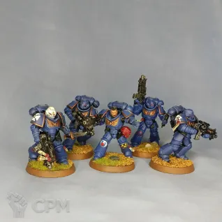 Описание картинки Primaris Intercessors оригинал покрашенный 6 от artifactorum по цене 4 490руб | Свободный Рынок Миниатюр - СРМ