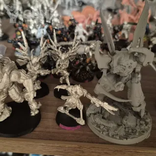 Описание картинки Овердрон и 2 фракты от KolosD по цене 5 000руб | Свободный Рынок Миниатюр - СРМ