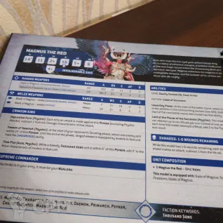 Описание картинки Codex Thousand Sons от Кокос по цене 2 700руб | Свободный Рынок Миниатюр - СРМ