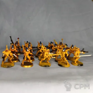 Описание картинки Eldar Guardians в игровой покраске оригиналы от artifactorum по цене 7 800руб | Свободный Рынок Миниатюр - СРМ