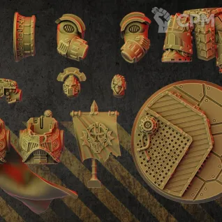 Описание картинки Iron warriors chaos lord от Три Ди Принт по цене 450руб | Свободный Рынок Миниатюр - СРМ