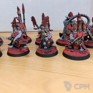 Описание картинки Vulkyn Flameseekers от Sarcophagus  по цене 7 000руб | Свободный Рынок Миниатюр - СРМ