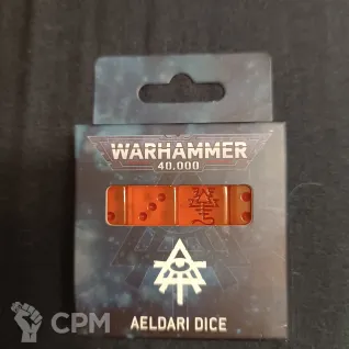 Описание картинки Aeldari Dice Set от turbodarken по цене 3 000руб | Свободный Рынок Миниатюр - СРМ
