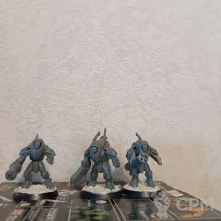 Описание картинки XV25 Stealth Battlesuits от turbodarken по цене 2 000руб | Свободный Рынок Миниатюр - СРМ