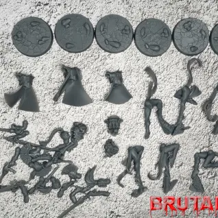 Описание картинки Harlequin Troupe от Бруталити по цене 1 100руб | Свободный Рынок Миниатюр - СРМ