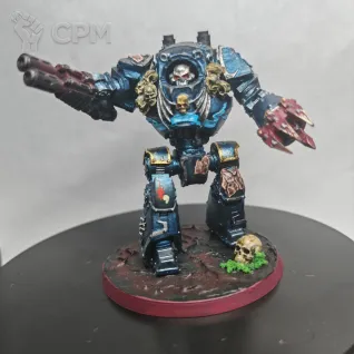 Описание картинки Helbrute (Night lord contemptor) от SinOfPride по цене 1 000руб | Свободный Рынок Миниатюр - СРМ