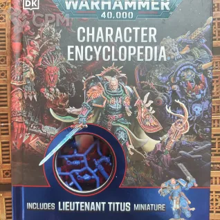 Описание картинки Leutenant Titus и книга character encyclopedia от WAHAlover по цене 3 700руб | Свободный Рынок Миниатюр - СРМ