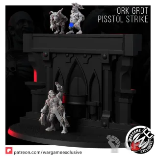 Описание картинки ORK GROT PISSTOL STRIKE от Brutality по цене 500руб | Свободный Рынок Миниатюр - СРМ