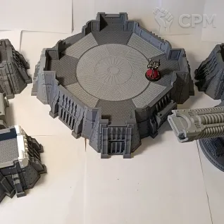 Описание картинки Fortified heavy plasma cannon от 3d_Bear по цене 8 500руб | Свободный Рынок Миниатюр - СРМ