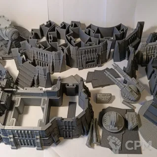 Описание картинки Fortified heavy plasma cannon от 3d_Bear по цене 8 500руб | Свободный Рынок Миниатюр - СРМ