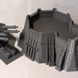Описание картинки Fortified tesseract artillery от 3d_Bear по цене 1 450руб | Свободный Рынок Миниатюр - СРМ