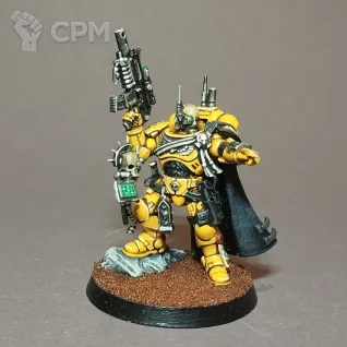 Описание картинки Captain in Phobos Armour от MR. FISTER по цене 1 750руб | Свободный Рынок Миниатюр - СРМ