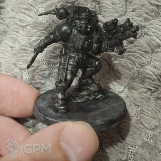 Описание картинки Primaris Lieutenant in Reiver Armour от Перфьяно по цене 400руб | Свободный Рынок Миниатюр - СРМ