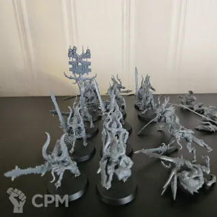 Описание картинки Bloodletters of Khorne от Kritik94 по цене 4 500руб | Свободный Рынок Миниатюр - СРМ