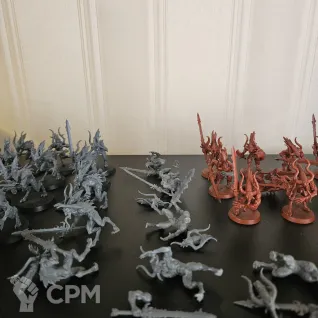 Описание картинки Bloodletters of Khorne от Kritik94 по цене 4 500руб | Свободный Рынок Миниатюр - СРМ