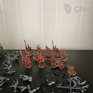 Описание картинки Bloodletters of Khorne от Kritik94 по цене 4 500руб | Свободный Рынок Миниатюр - СРМ