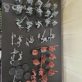 Описание картинки Bloodletters of Khorne от Kritik94 по цене 4 500руб | Свободный Рынок Миниатюр - СРМ