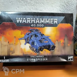 Описание картинки Space Marines Storm Speeder от Inkuro по цене 7 000руб | Свободный Рынок Миниатюр - СРМ