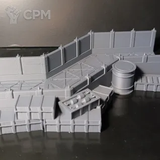 Описание картинки [Модульные траншеи defence line #2 от 3d_Bear по цене 1 800руб | Свободный Рынок Миниатюр - СРМ