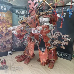 Описание картинки Chaos Warhound Titan от Kharnn по цене 15 000руб | Свободный Рынок Миниатюр - СРМ