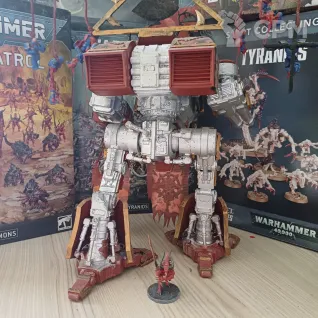Описание картинки Chaos Warhound Titan от Kharnn по цене 15 000руб | Свободный Рынок Миниатюр - СРМ